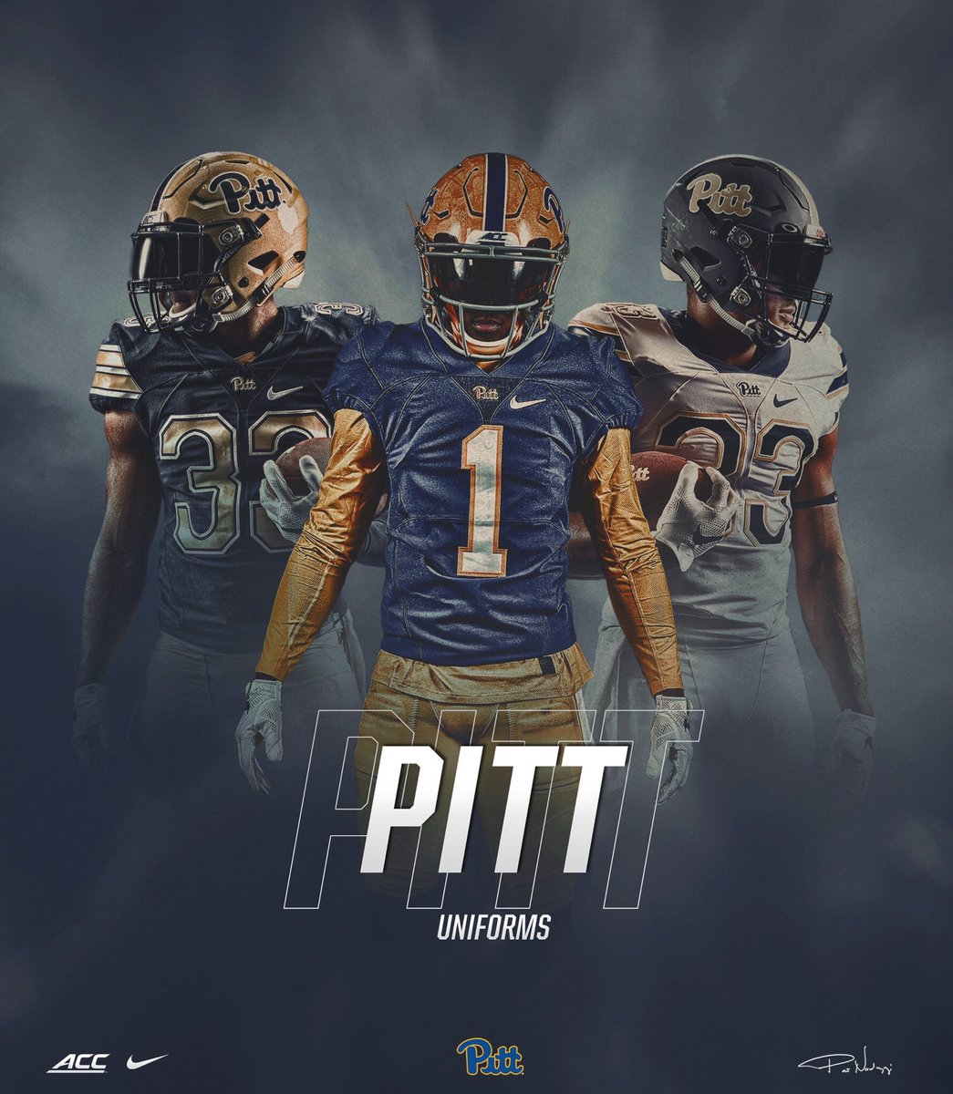 UNISWAG's tweet photo. Those @Pitt_FB unis.

#uniswag https://t.co/ZfjsViuITS
