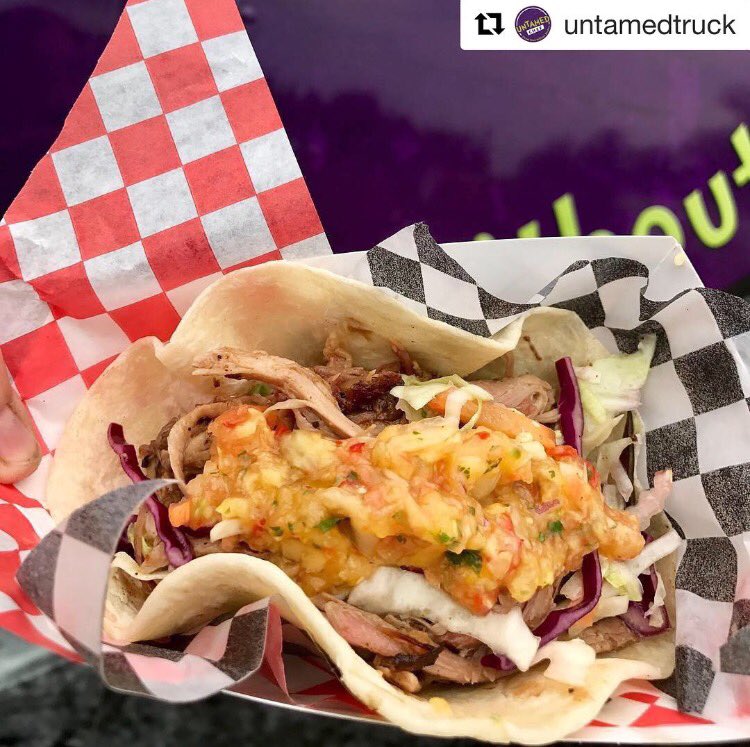 Feelin' irie? We R now w/ this Irie Jerk Pork #taco by <a href="/untamedtruck/">UntamedChef</a>! Come #eat at #FoodTruckNFriday this Fri Aug 25. 1 Resurrection Rd!