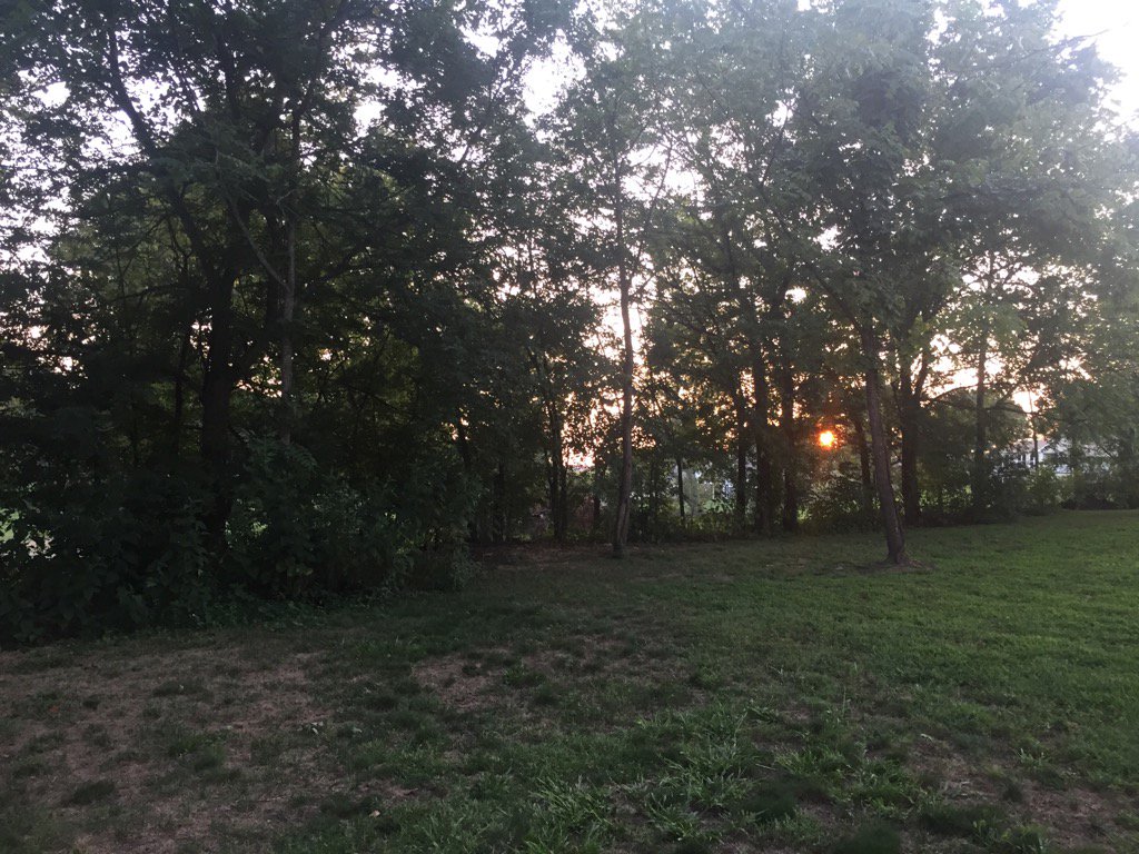 The end of an amazing day. The second time for twilight in our backyard. "The heavens declare the glory of God" Ps 19