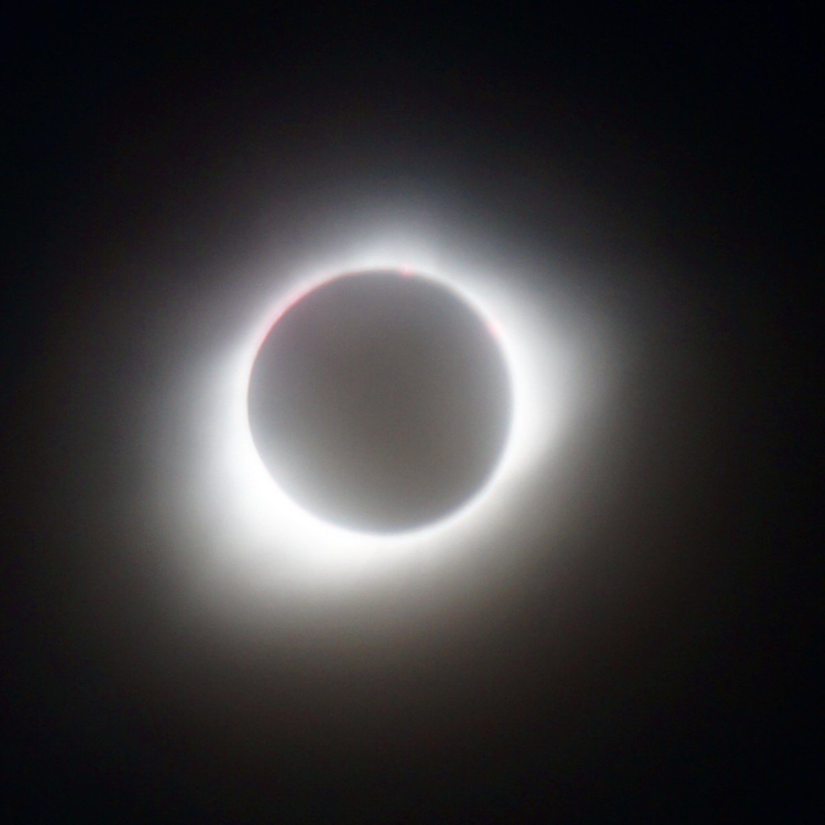 Had <a href="/Triggertrap/">Triggertrap</a> increment the NEX3N through exposures at #Eclipse2017 totality. Here’s one [edited] exposure; will properly stack later.
