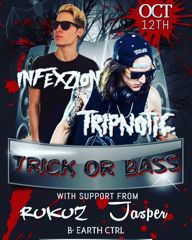 Peep our little treat for you Gouls and Goblins @INFEXZION &amp;@TripnoticMusic are bringing the bass this October!We have some sweet treats😉
