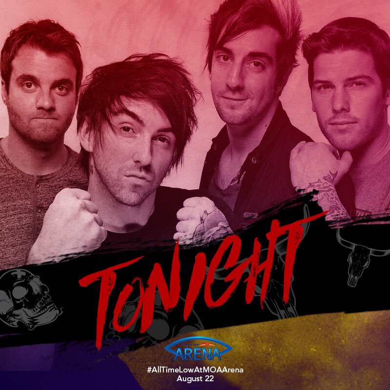 MOAArena's tweet photo. Tonight's the night for All Time Low fans! See you later for The Young Renegade Tour. #AllTimeLowatMOAArena #AllTimeLow https://t.co/fVBP5Sq60m