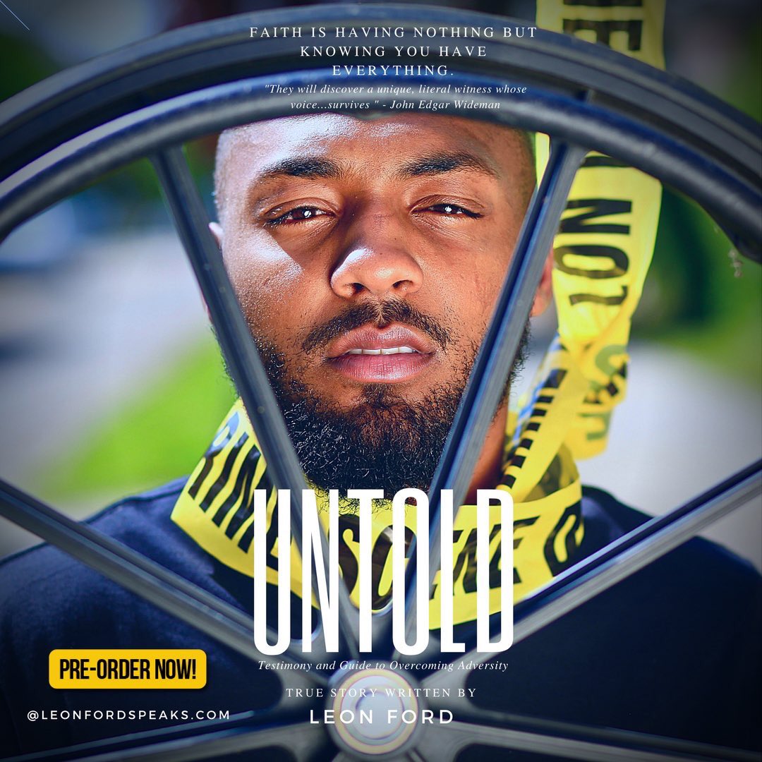 EthanBell10's tweet photo. Leon Ford's story is breathtaking. I honestly can't wait to read his book, everyone make sure you Pre-Order it NOW

 https://t.co/hMkJLDZNHJ https://t.co/wSXnsJAPC4