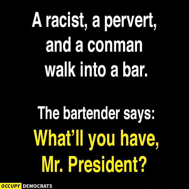 WaywardToadSage's tweet photo. #NotMyPresident #WhiteSupremacistsInChief #ImpeachTrump #AssholeInChief #ResignTrump https://t.co/J4YmI7s126