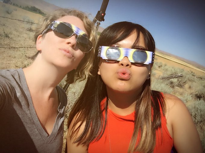 Amazing to experience the total eclipse today with some of my fav ppl: @yourmandygirl @AstroDomina @cearalynch<a href="/tag/femdom"class="tags"><span>#femdom</span></a><a href="/tag/fetish"class="tags"><span>#fetish</span></a><a href="/tag/rubber"class="tags"><span>#rubber</span></a>
