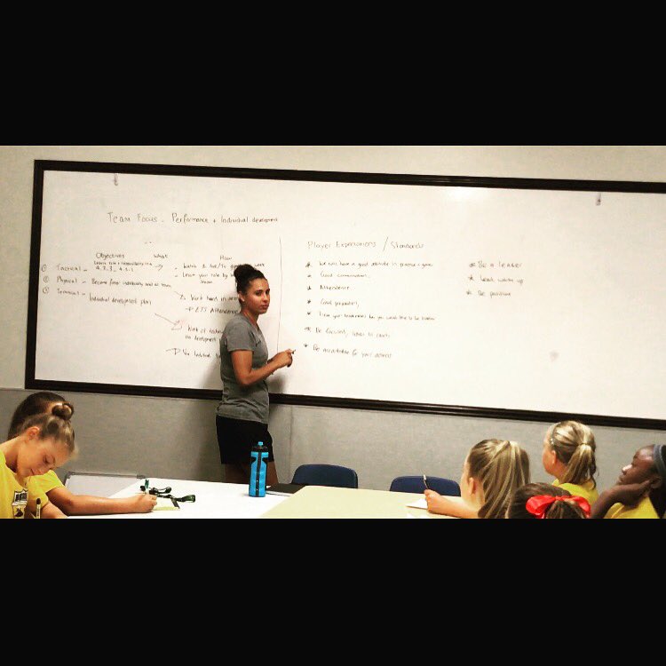 VBoardman10's tweet photo. Setting team objectives and expectations for the year @Beachfutbolclub #Pre-academy #DApathway #Individualplayerdevelopment #BeachFC https://t.co/SaKKVLwTVE