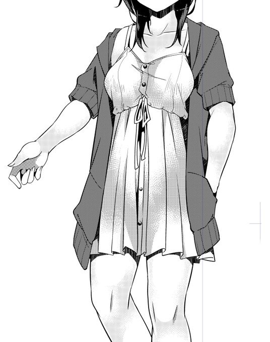 次回の原稿は肌トーンの線数設定とか削りなんかを色々改良するのです… 