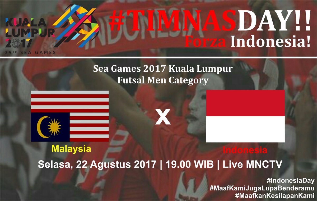 Bismillah, Timnas Futsal Day + Timnas Day! Kalahkan mALAYsia dan Vietnam! Aamiin 🙏 #ShameOnYouMalaysia