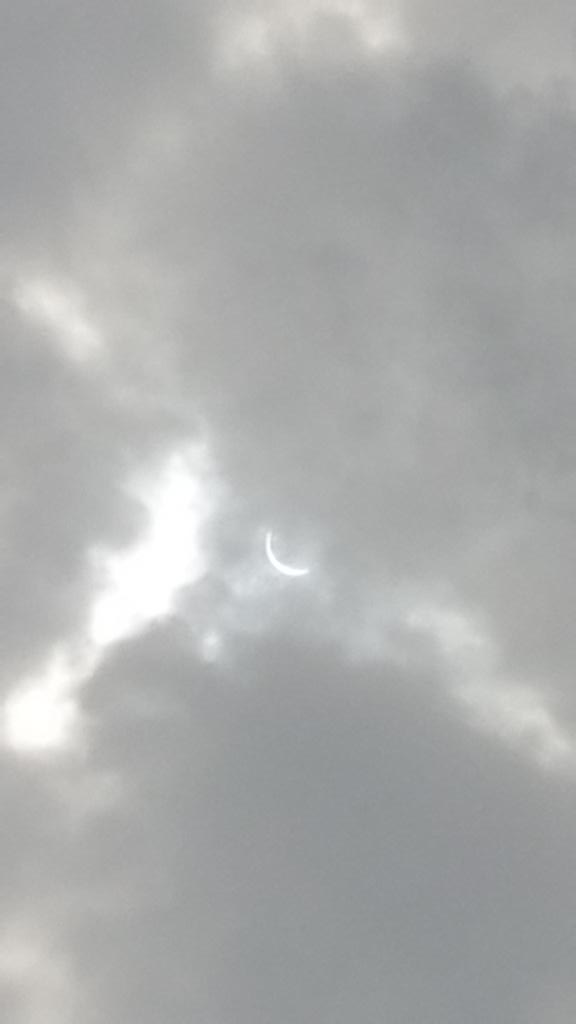 OracleJoe's tweet image. Last sliver before total darkness. @MarriottRewards #SolarEclipse2017