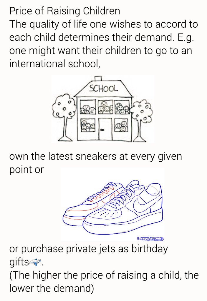 InotaCheta's tweet image. Economics suggests factors determining household&apos;s demand for children. How many children are you looking to have ?👂
#EconomicsForDummies