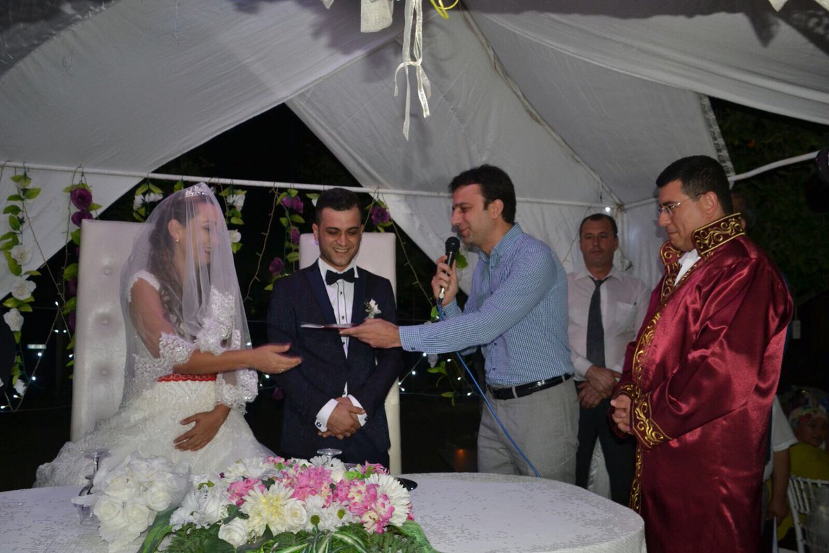 avmustafakose's tweet photo. Şehidimiz Ali Daniyar'ın kardeşi Tuna ile Aslı'nın nikahlarına şahitlik ettik... https://t.co/33coo3D1Aw