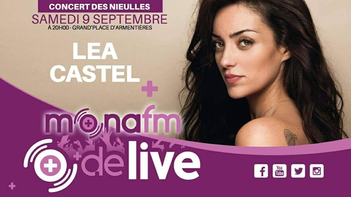 MonaFM's tweet photo. Samedi @LeaCastelMusic https://t.co/FySsXOiXp7