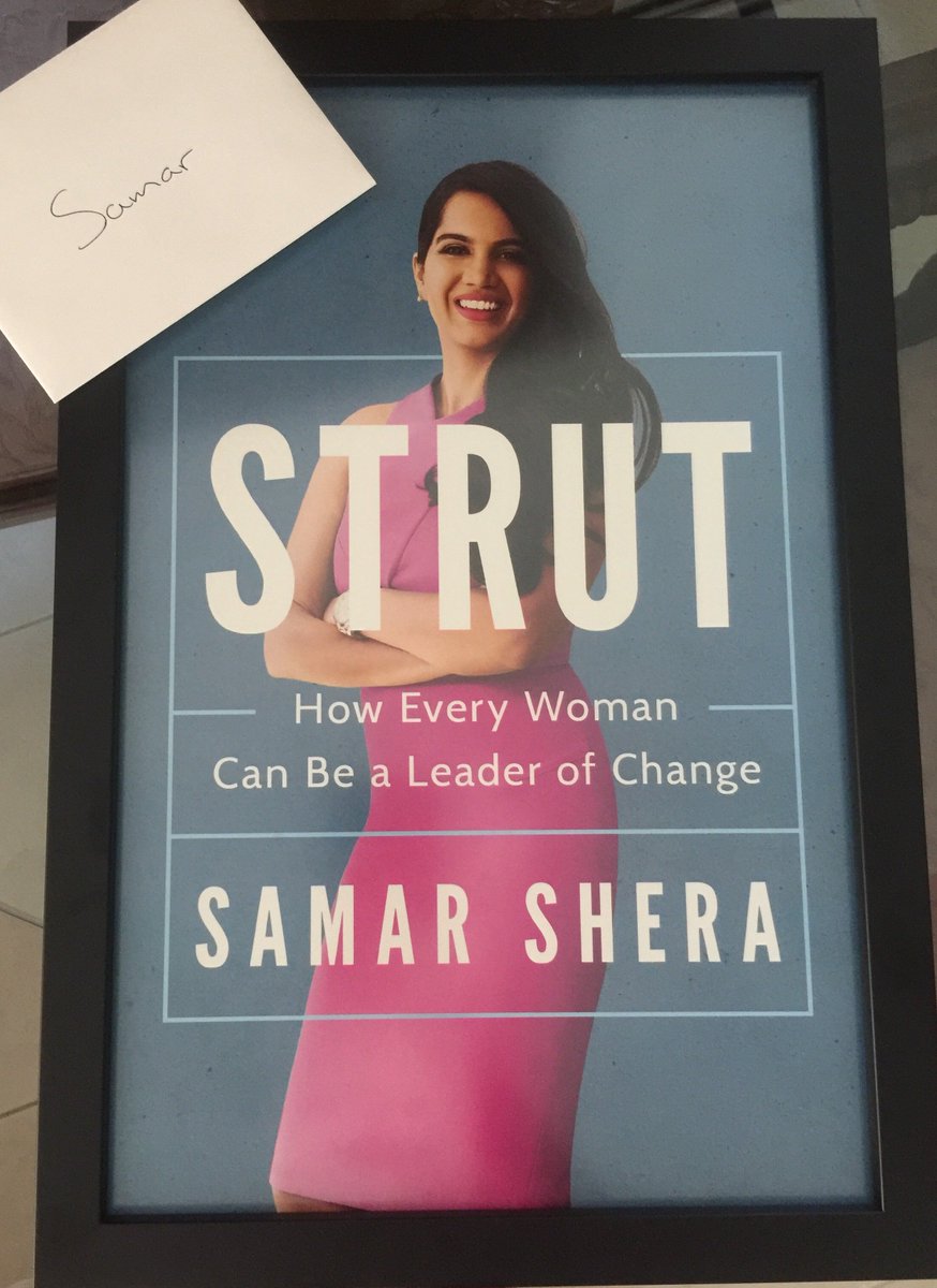 SamarShera's tweet photo. A big thank you to my publishers for this lovely gift on launch day! #STRUT #LeaderofChange https://t.co/3FCa7yZ3MU