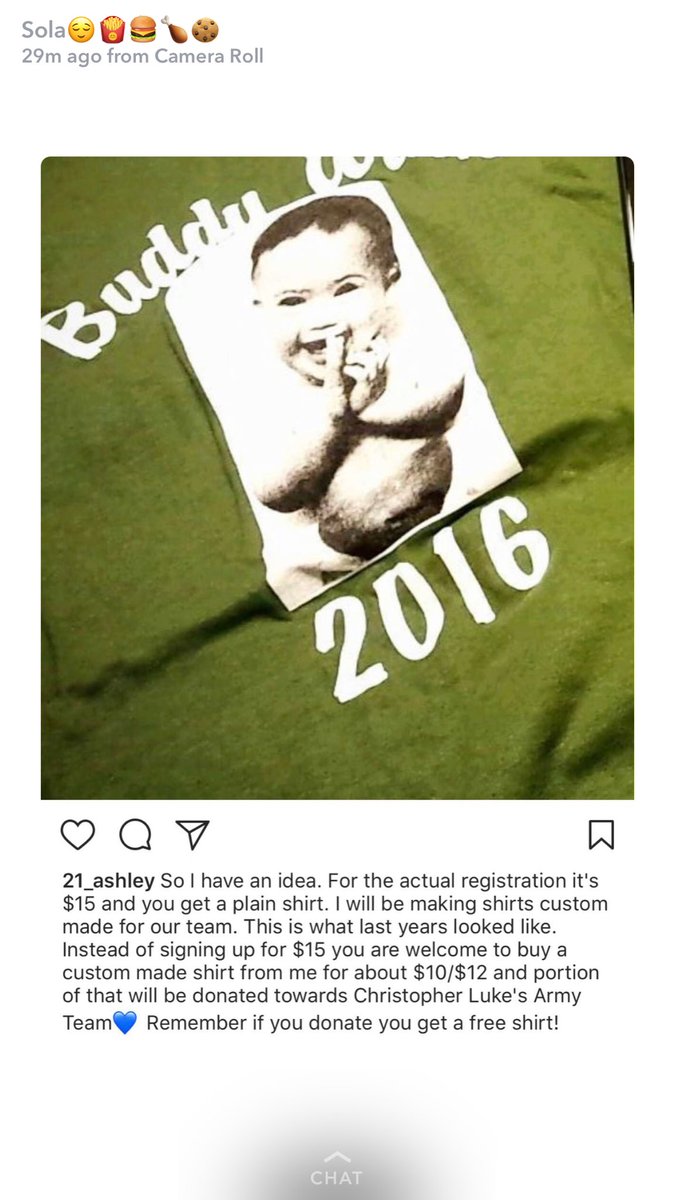 ChelcieKhandace's tweet photo. βΌοΈβΌοΈβΌοΈ if you'd like a custom shirt, similar to this one(from last years walk) dm me so we can order you one ππππ #ChristopherLuke'sArmy https://t.co/jUf1xmAkGj