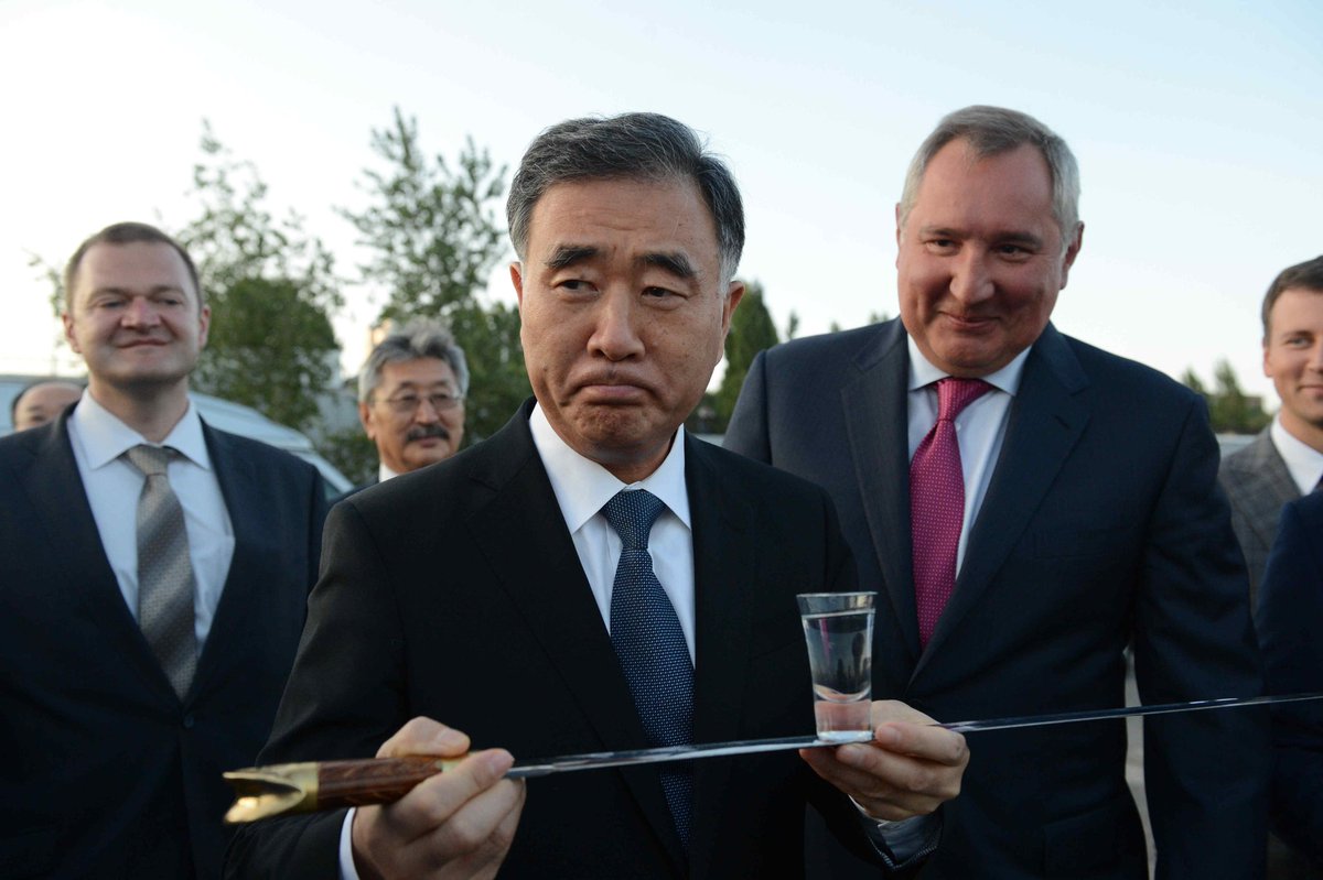 A warm welcome from Don Cossacks to Vice-Premier of People’s Republic of China Wang Yang