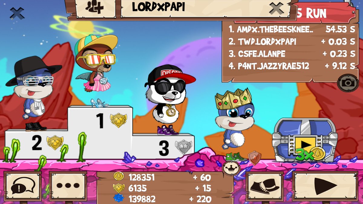 Thebeeskneesaok's tweet photo. Get on my level, son! #funrun2 #LordxPapi #Alanpe #JazzyRae512 https://t.co/orKmNZEA5S