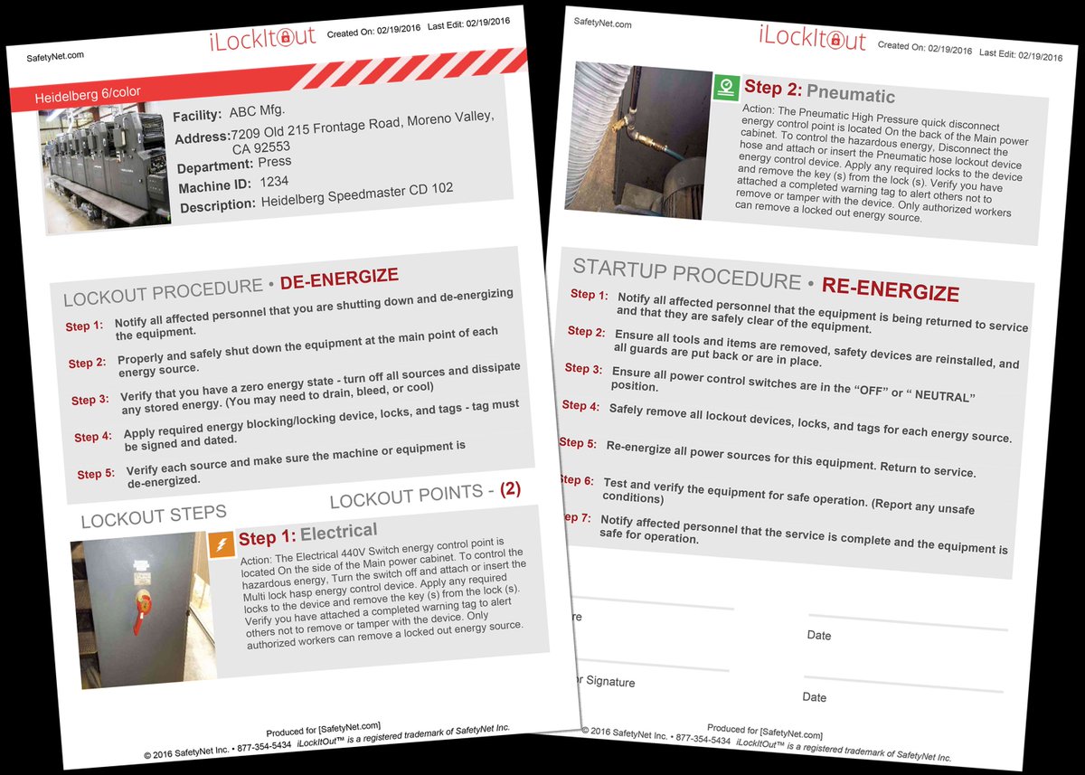 iLockItOut's tweet image. Don't feel like creating lockout tagout procedures yourself? Let the engineers of iLockItOut do it for you! Call 877-354-5434.