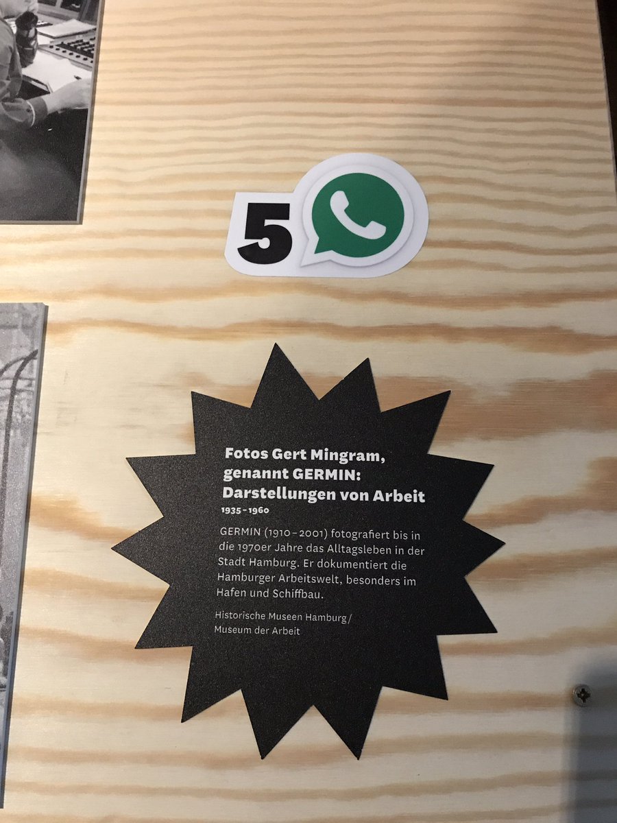 histmuseenhh's tweet photo. Übrigens haben wir dank #hellomuseum einen großartigen kostenlosen #WhatsApp-#Audioguide in der Ausstellung! #DasKapitalHH #MuseumderArbeit https://t.co/qSm84ESeFQ