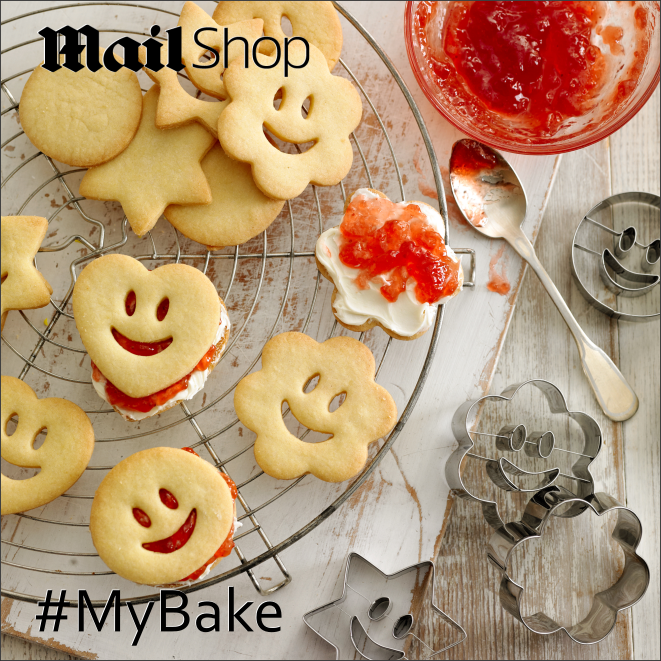 MyMail_'s tweet photo. It's #BiscuitWeek and we've teamed up with @LakelandUK to give away some fantastic biscuit cutters. Like &amp; Retweet to enter #GBBO #MyBake https://t.co/qoMuseFm84