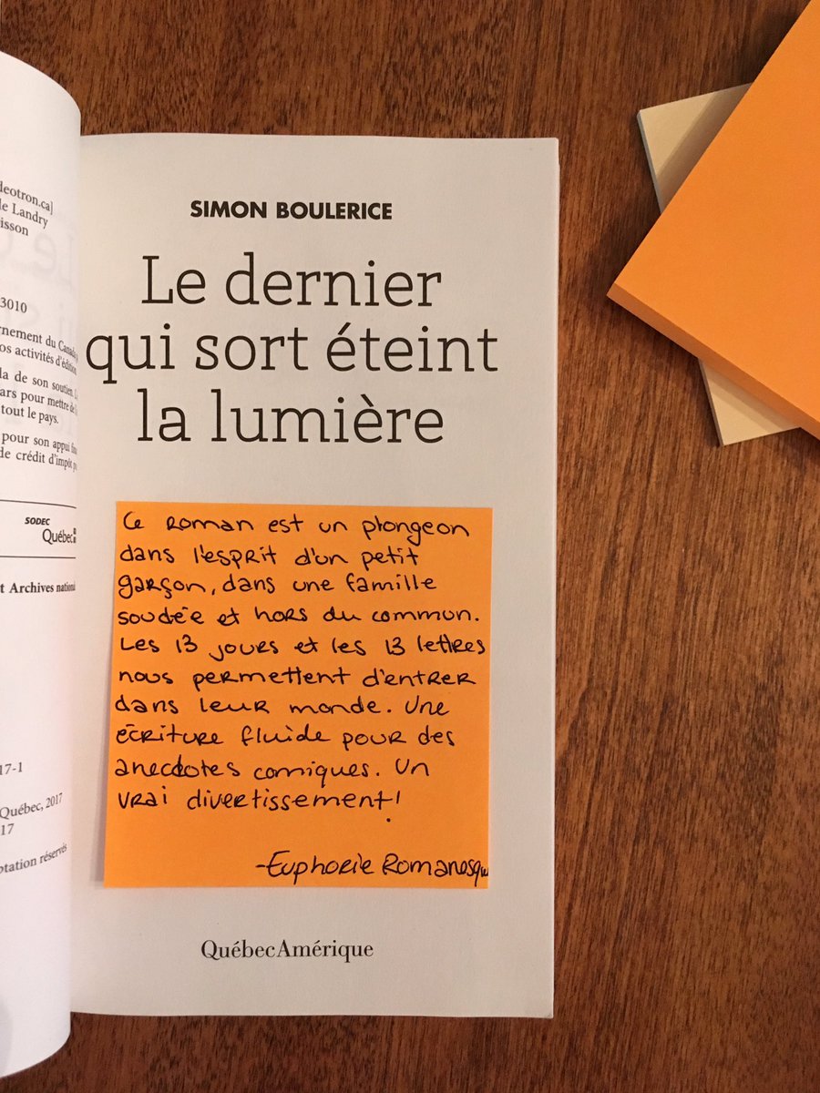 euphorieroman's tweet photo. Merci @SimonBoulerice 👌Un auteur qui figure parmi ceux qui ne me déçoivent pas ! https://t.co/H67IYaNXra