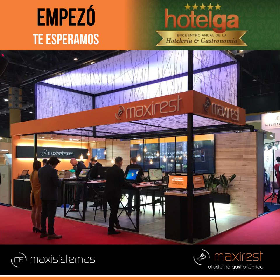 Maxirest's tweet photo. Experimentá la gestión profesional con #MaxiREST. Te esperamos en La Rural, del 5 al 7 de septiembre. Stand 1015 https://t.co/ckkQxDQObp https://t.co/Tl1v2bWZTB