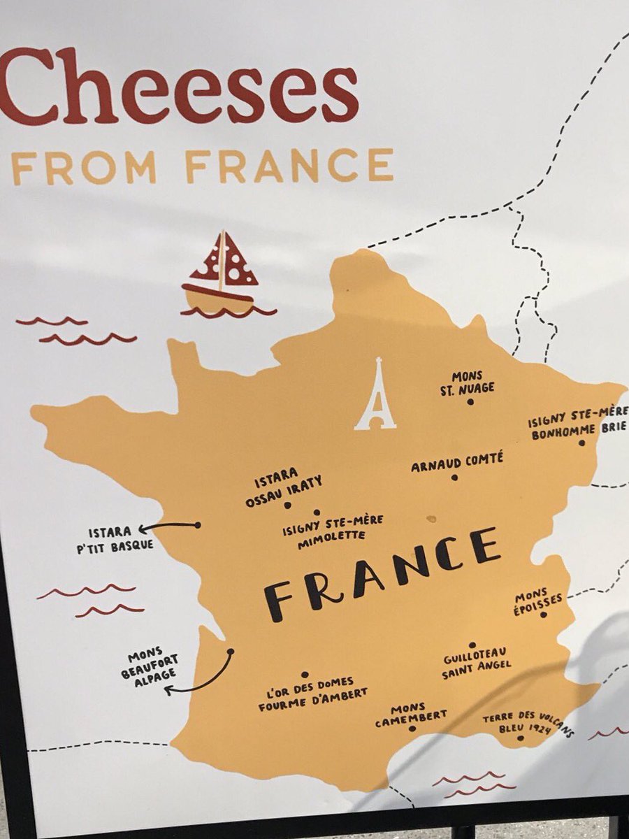 Frenchcomments's tweet photo. @WholeFoods please explain.
Wars started for less than this. Don't mess with cheese.
#americangeography #wholefail #cheese #france https://t.co/pevSzvu7mB