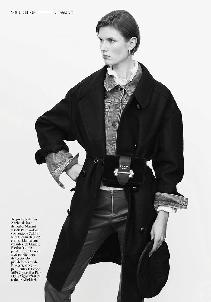 NewYorkModels's tweet image. LEATHER FORECAST 🎱 #AliciaHoltz wears autumn's most enduring trend, leather for @VogueSpain 🇪🇸 Ph: Mel Karch #TheSeptemberIssue #NYMMWomen