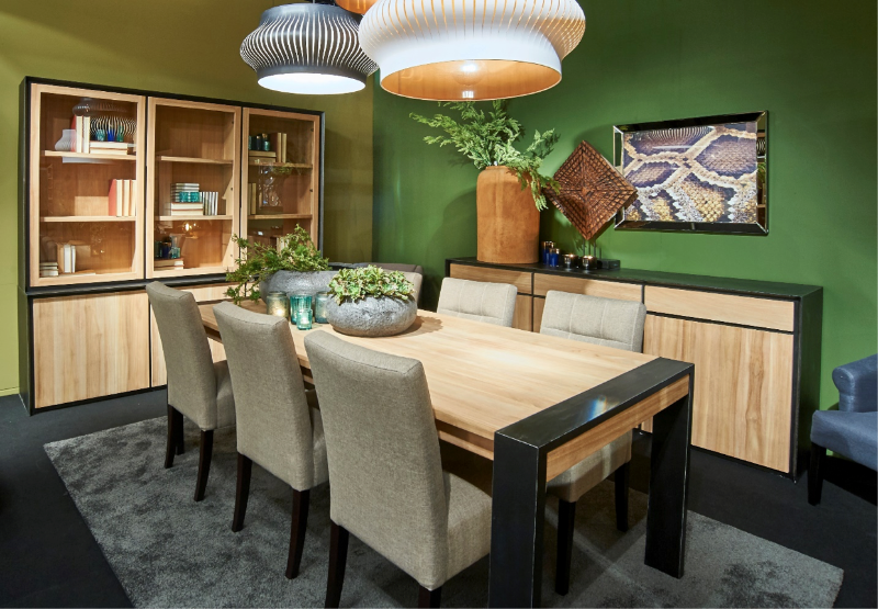 SarahMo_FS's tweet image. Grijs of beige zijn lang niet de enige mogelijke tinten voor je woonkamer. Green is the new black. Kleur is passie!