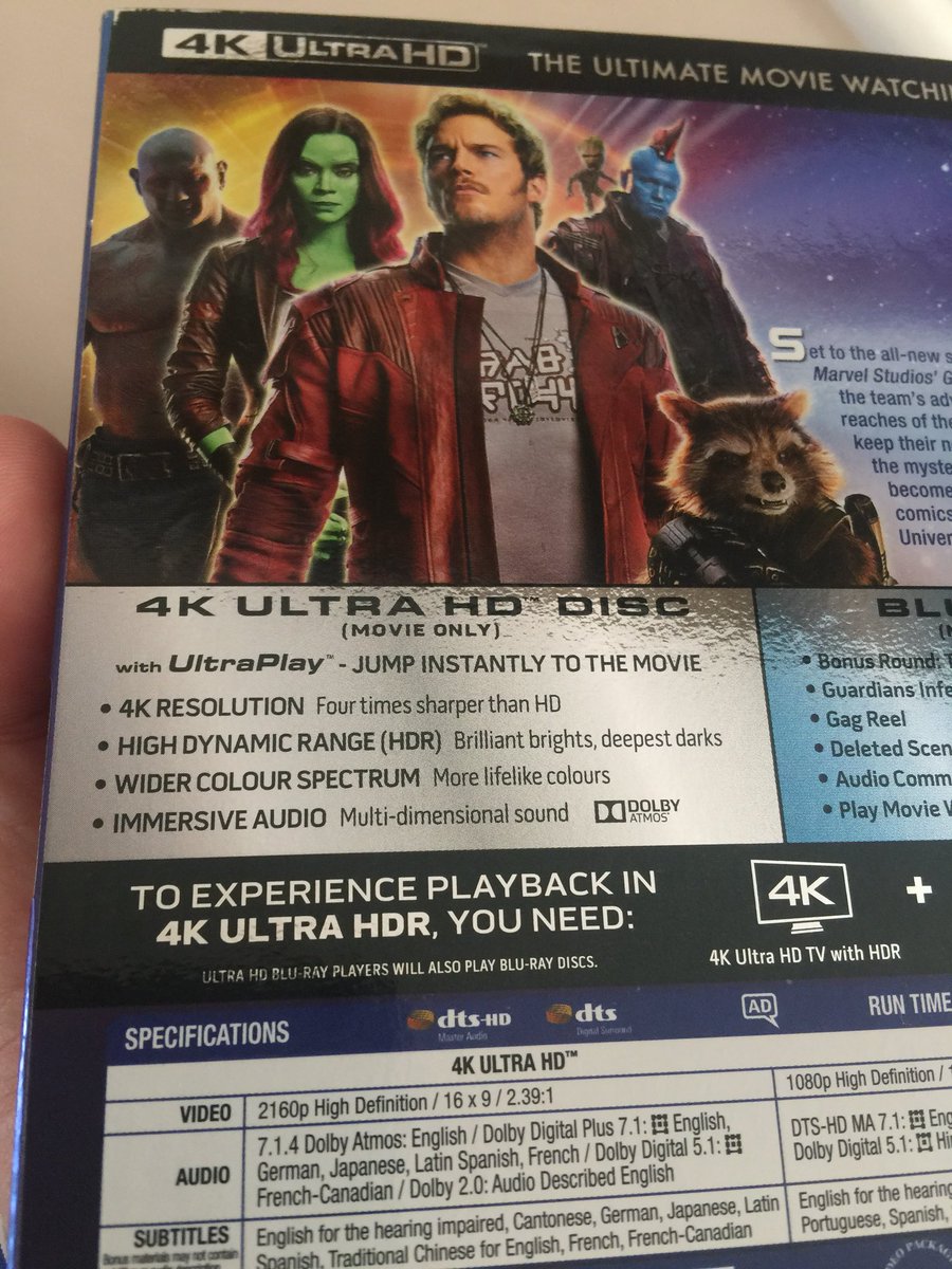 Gingerted1's tweet photo. Wonder what I can do this evening?? @JamesGunn this has to be the single most enhanced Blu Ray Iโve ever laid eyes on! #MaximumSettings ๐ https://t.co/fsPYADeKsq