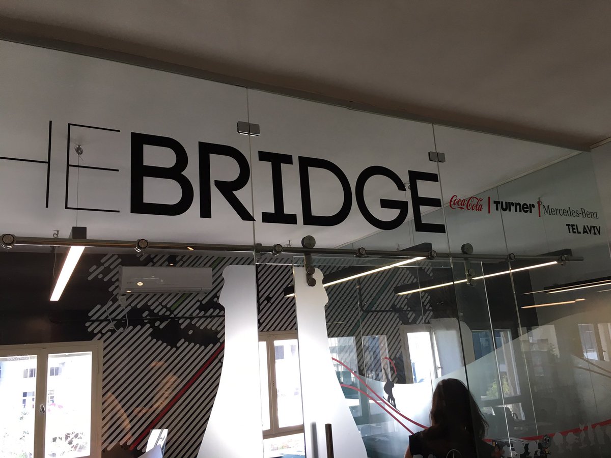 PhNahoum's tweet image. Encore une autre approche de la créativité israélienne ni incubateur ni accelereteur the bridge un GO to Market #DLDMTPFrenchTech
