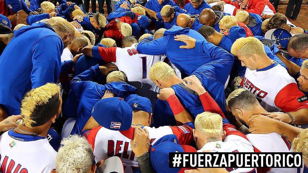 MLBPuertoRico's tweet photo. Puerto Rico, estamos contigo. #FuerzaPuertoRico 🙏🇵🇷 https://t.co/NJJHqogSi5