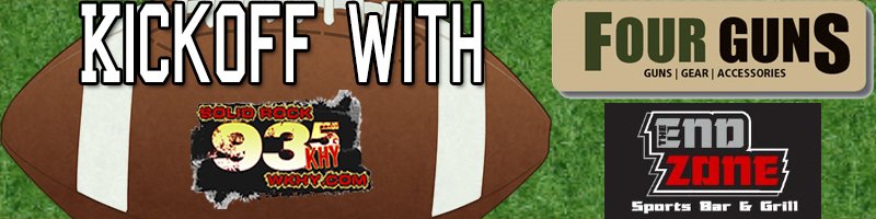 935khy's tweet photo. Congrats to Emily Frye! She won a new flat-screen TV with #KickoffWith'KHY! Thanks to the End Zone Sports Bar & Grill and Four Guns! https://t.co/ukWXnkoyQQ