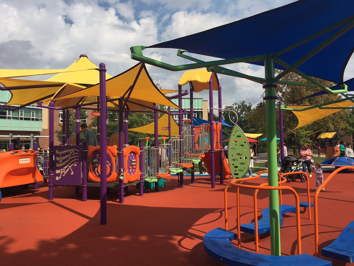 MotorCityCCU's tweet photo. Congrats to @JMCCentre and @HDGHWindsor on the opening of this amazing new accessible community play ground! An amazing addition to #YQG https://t.co/cWnVyb2FZz