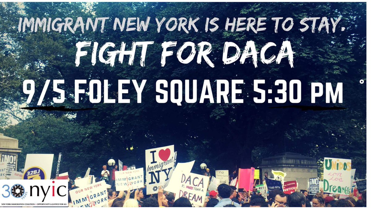 HeyItsMurad's tweet photo. #ActionAlert: EMERGENCY RALLY&amp; MARCH TONIGHT- FIGHT FOR DACA! #NYC 5:30pm #FoleySq! #DefendDACA #HereToStay #OurNY https://t.co/G0NRLcU4SA https://t.co/zAkZ67iX3j