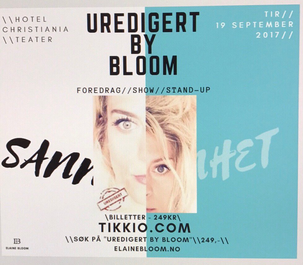 Kirbmaster's tweet photo. #uredigertbybloom sept 19 #oslo #presentation #standup gonna be real good https://t.co/5w9n8i0UNt