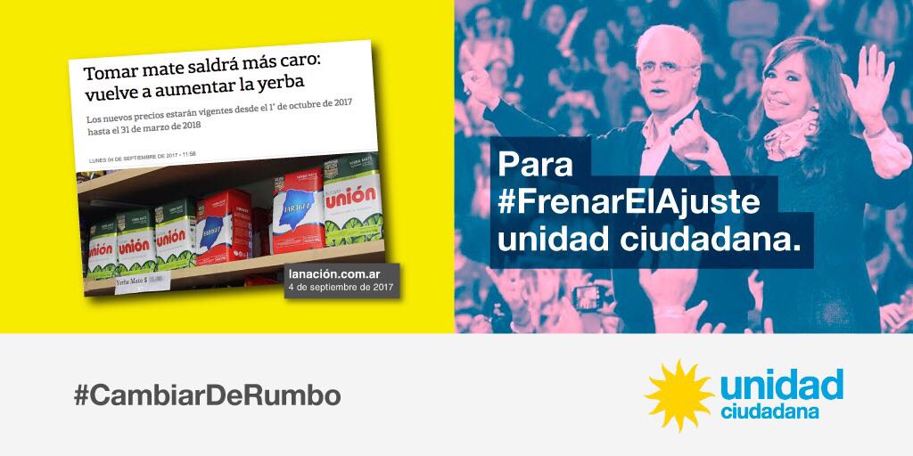 UnidadLP's tweet photo. La inflación sigue siendo alta y afecta sobre todo a los precios de los alimentos. En octubre podemos #FrenarElAjuste https://t.co/FFaRITSW4u