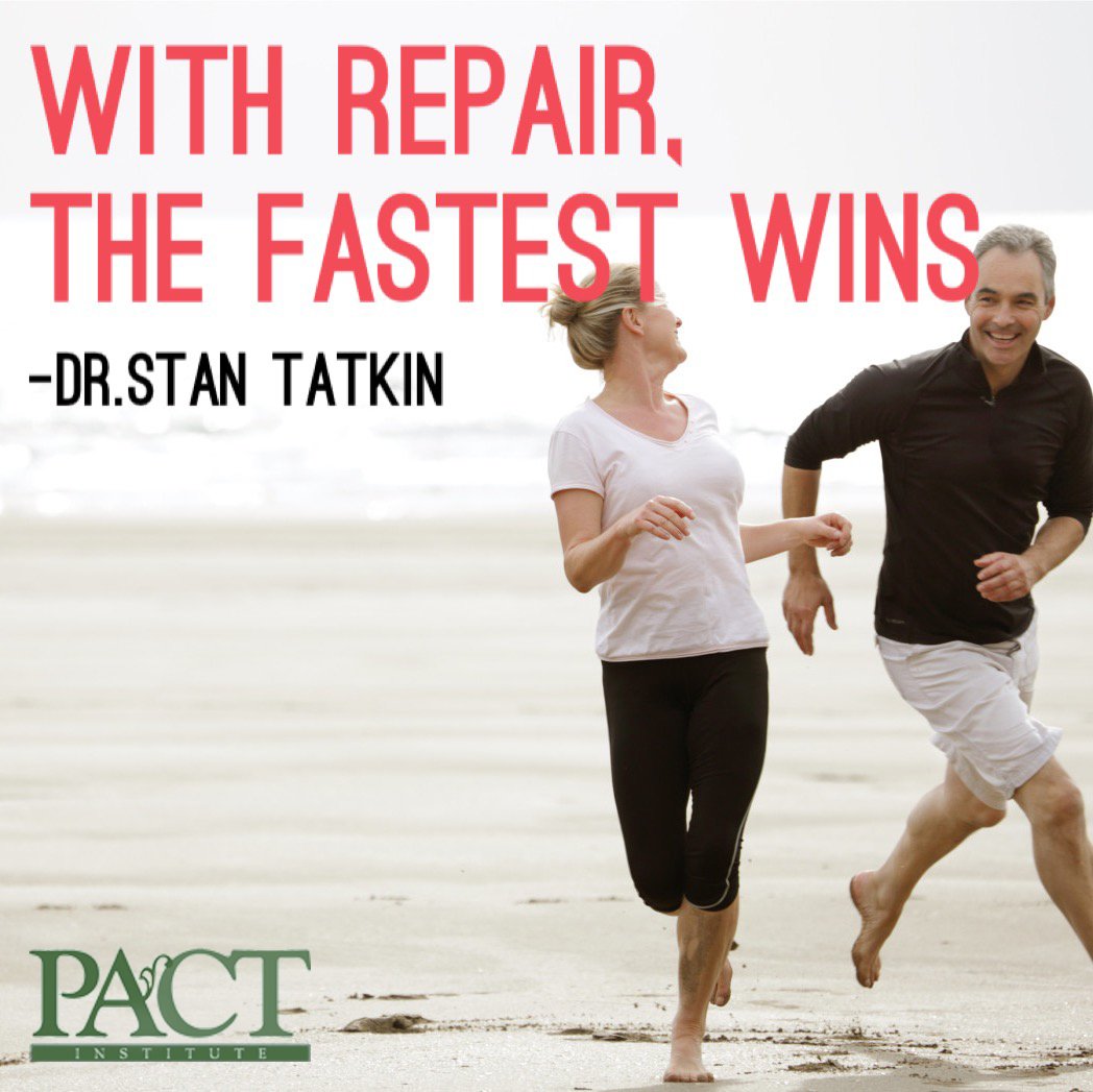 Repair, fix, relieve your partner’s hurt even if it isn’t/wasn’t your fault. Keep the experience from going into long term memory.