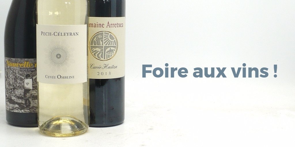 VinIndependance's tweet photo. Notre foire aux vins est lancée ! Retrouvez notre sélection de bouteilles à prix réduit en cave et en ligne : https://t.co/muYPmVRUtd https://t.co/Jg5PMbjK0G