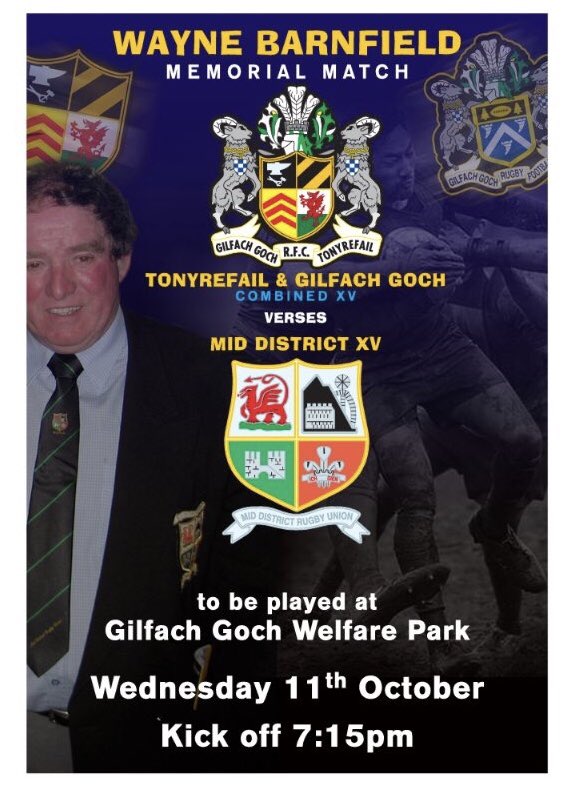 GowchRFC's tweet image. In memory of a great rugby man. @TonyrefailRFC @middistrictru