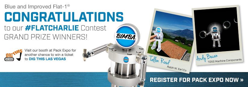 BimbaMfg's tweet photo. Congratulations to our #FlatCharlie contest winners Tallon Rood at @RalphWEarl and Andy Becan! Thank you to all who participated! https://t.co/Umpc6RANnt