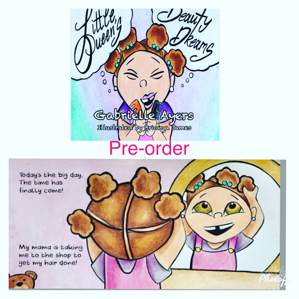 ayers2thethrone's tweet photo. "Little Queen's Beauty Dreams" available 4 pre-order.Celebrate the diversity of our hair! #blackgirlmagic  #melanin #naturalhair #blackhair https://t.co/6yk7tPdl5P