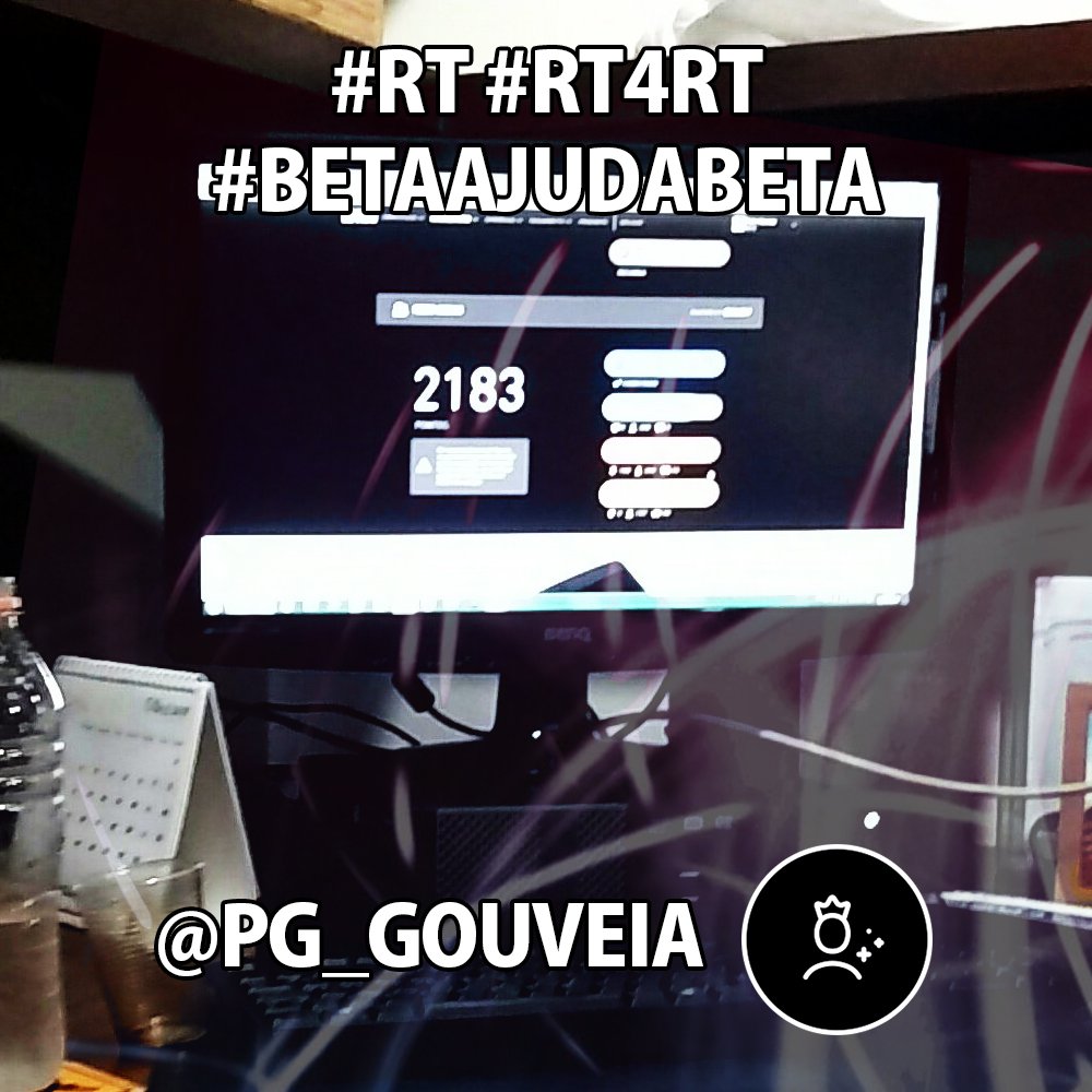 pg_gouveia's tweet photo. Betas ajudem com RT plz! RETA FINAL !!! 😬 #TimBetaAjudaTimBeta #BetaAjudaBeta #rt #BetaRtBeta #betaseguebeta https://t.co/OVCGnTaMyy