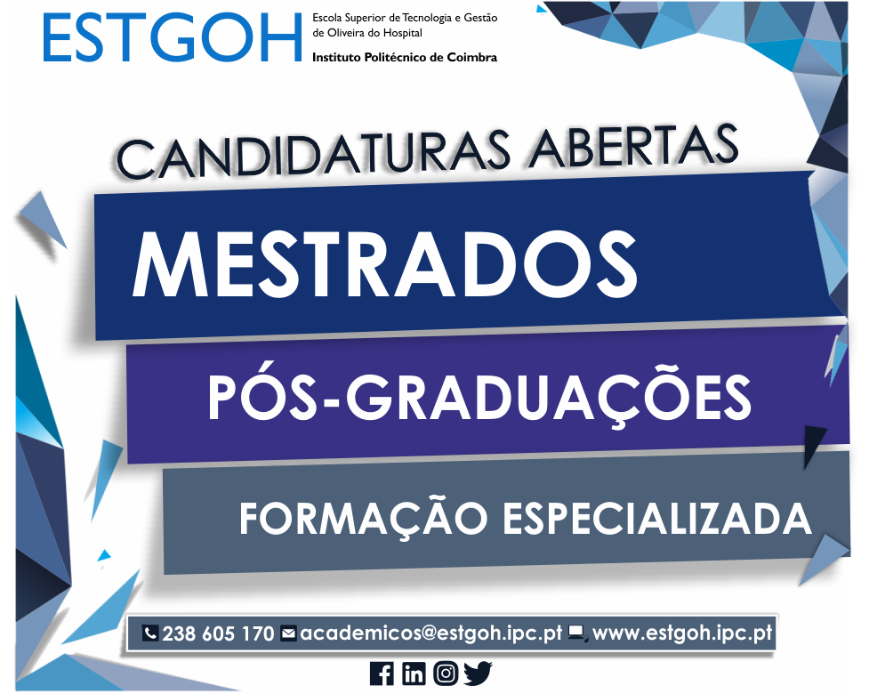 ESTGOH_'s tweet photo. ESTGOH || CANDIDATURAS ABERTAS
https://t.co/mcSKodfJxd
#ESTGOH #ATuaPrimeiraOpção #Candidaturas https://t.co/q6oZKNnkD2