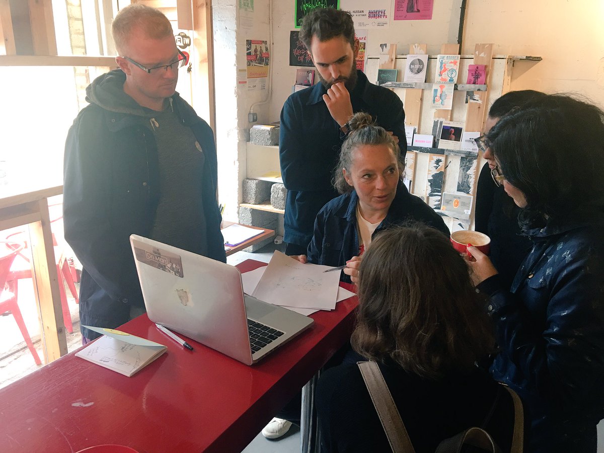 SpaghettiJams's tweet photo. A conversation on how we might experience a sense of agency in the places we live. Testing @BrumSquared with @AliBaskerville #JamJam17 https://t.co/NyLhS7t2Q5