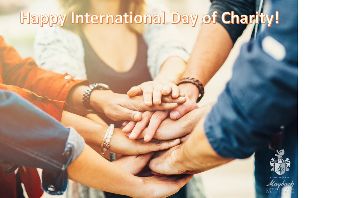 maybachorg's tweet photo. #TuesdayThoughts - Happy International Day of Charity! https://t.co/BuMPmYKZTj
