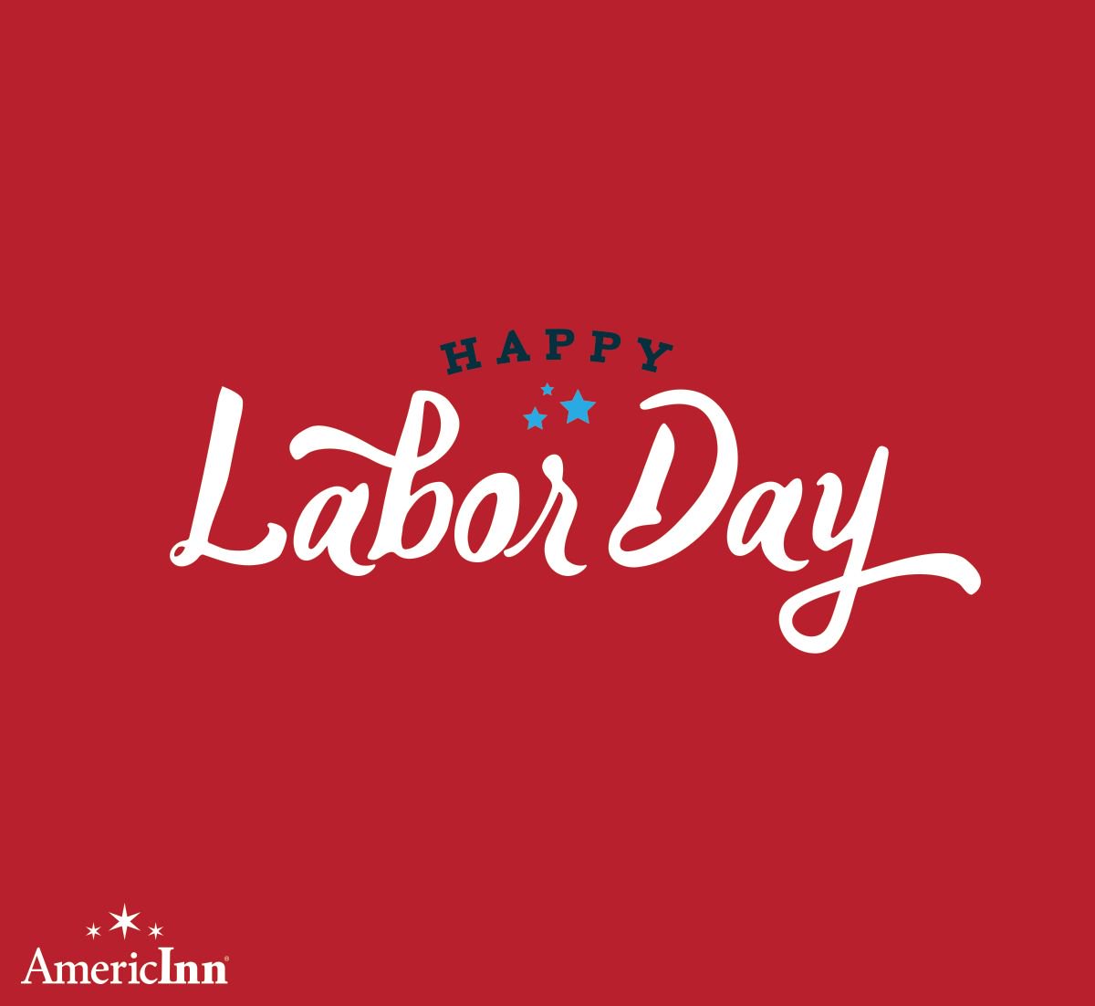 Happy Labor Day! Enjoy relaxing with friends and family!