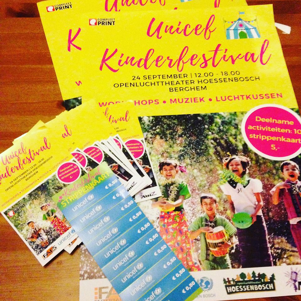 ✨Promotiemateriaal voor het UNICEF Kinderfestival in <a href="/Hoessenbosch/">Hoessenbosch</a> is klaar! Mogelijk gemaakt door <a href="/Compleetprint/">Compleetprint.nl</a>!! #Oss #Berghem #komook✨