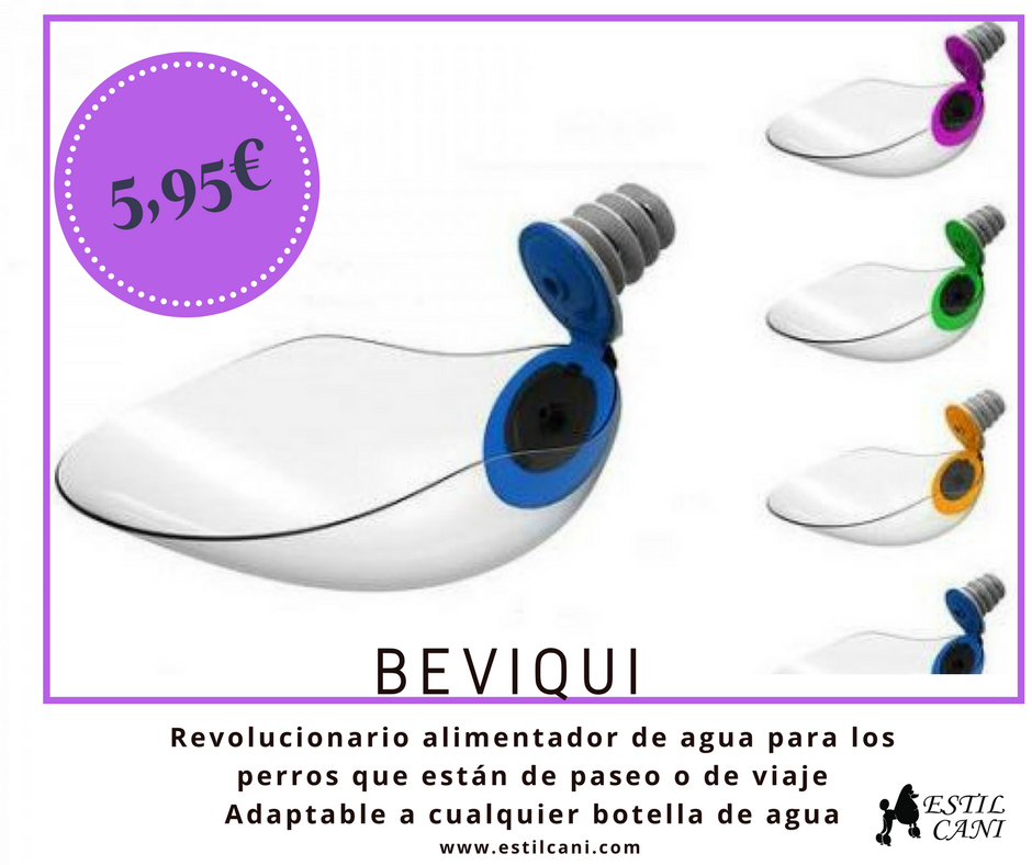 EstilCani's tweet photo. Bebederos portátiles #Beviqui ligeros y fáciles de llevar. Se adaptan a cualquier botella. Ideal para paseos y viajes #PerrosFelices https://t.co/axJNF3KzTC