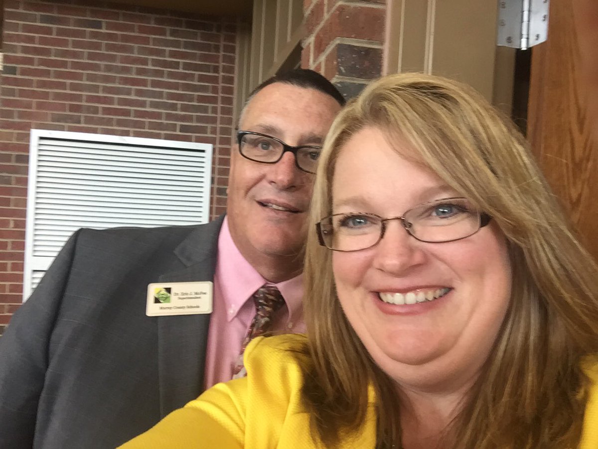 tracijenkins312's tweet photo. Thanks to our superintendent for stopping in and celebrating with us!  #nmhs2017day1 https://t.co/j6rhykgwJE