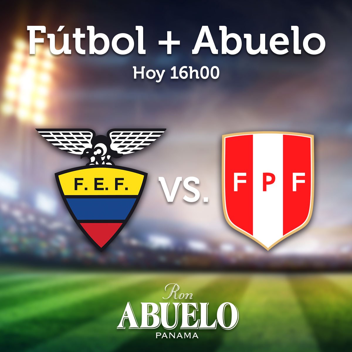 RonAbuelo_EC's tweet photo. Nieto que se respeta ve el fútbol con el Abuelo. #MomentoRonAbuelo ¿Cuál es su pronóstico para el partido? https://t.co/28VDVqoNvP
